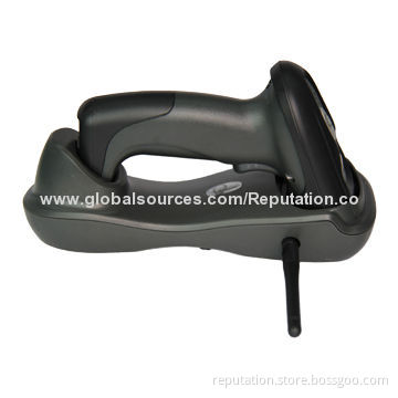 Wireless Laser Barcode Scanner with Charging Base, Plug-and-play